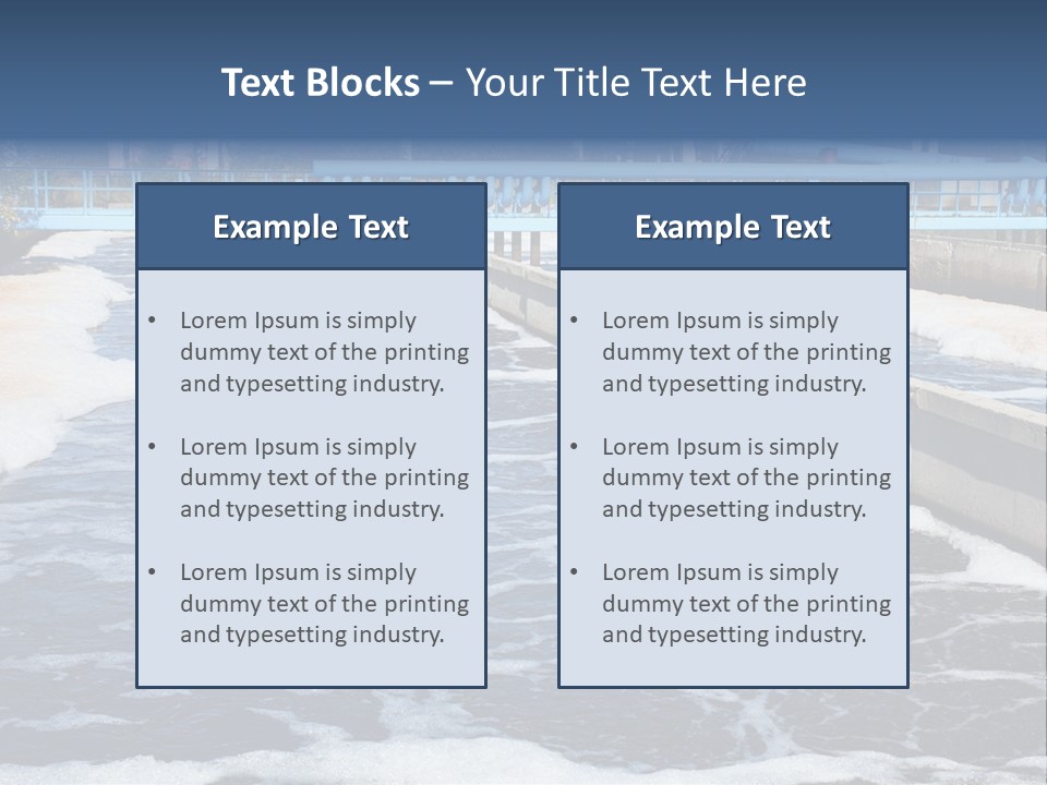 Biofilters Sewage Physical PowerPoint Template