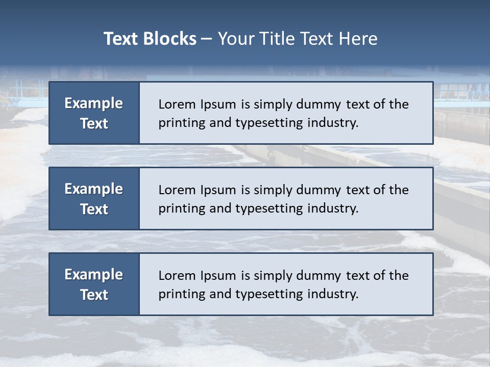Biofilters Sewage Physical PowerPoint Template