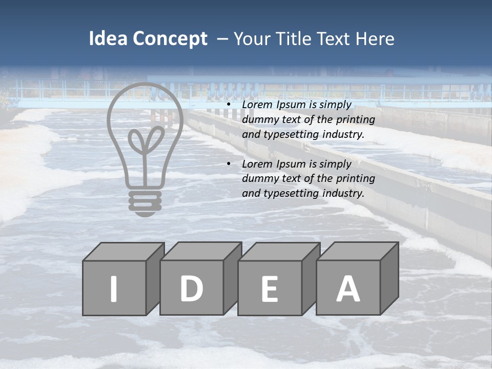 Biofilters Sewage Physical PowerPoint Template