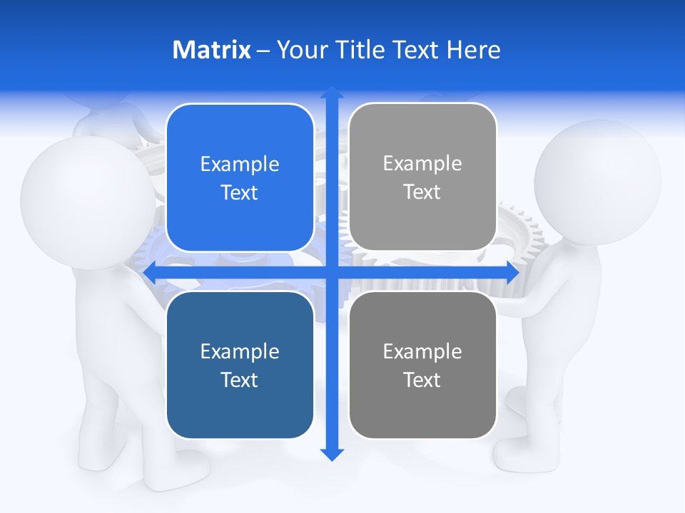Cogwheel Unity Connection PowerPoint Template