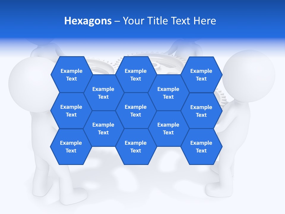 Cogwheel Unity Connection PowerPoint Template