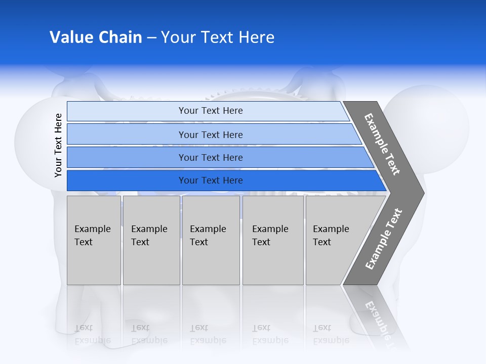 Cogwheel Unity Connection PowerPoint Template