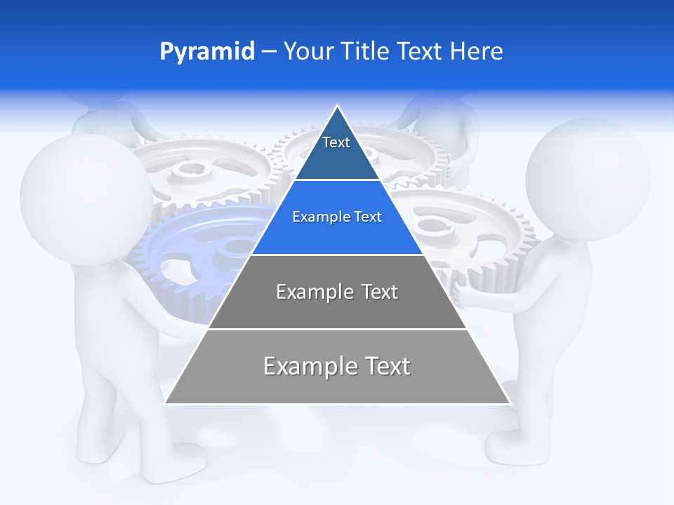 Cogwheel Unity Connection PowerPoint Template