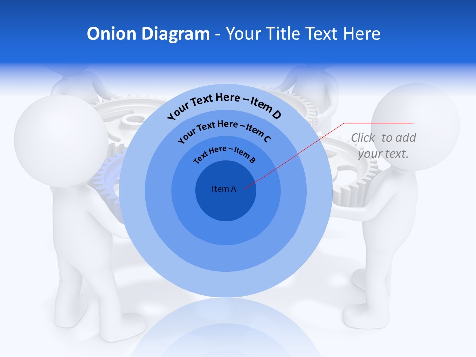 Cogwheel Unity Connection PowerPoint Template