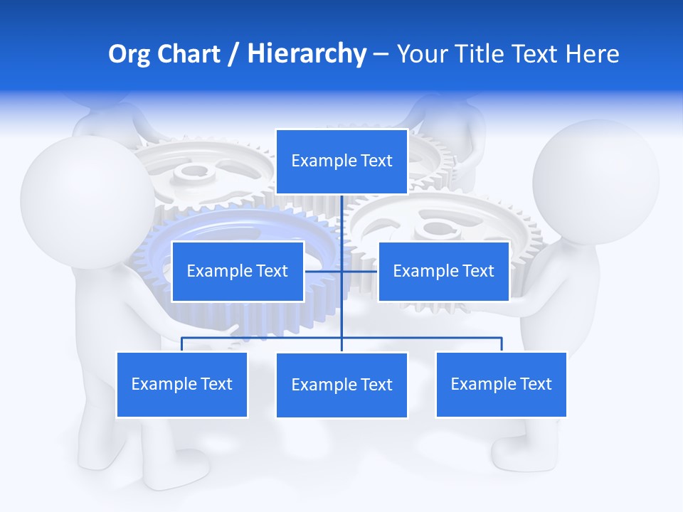 Cogwheel Unity Connection PowerPoint Template