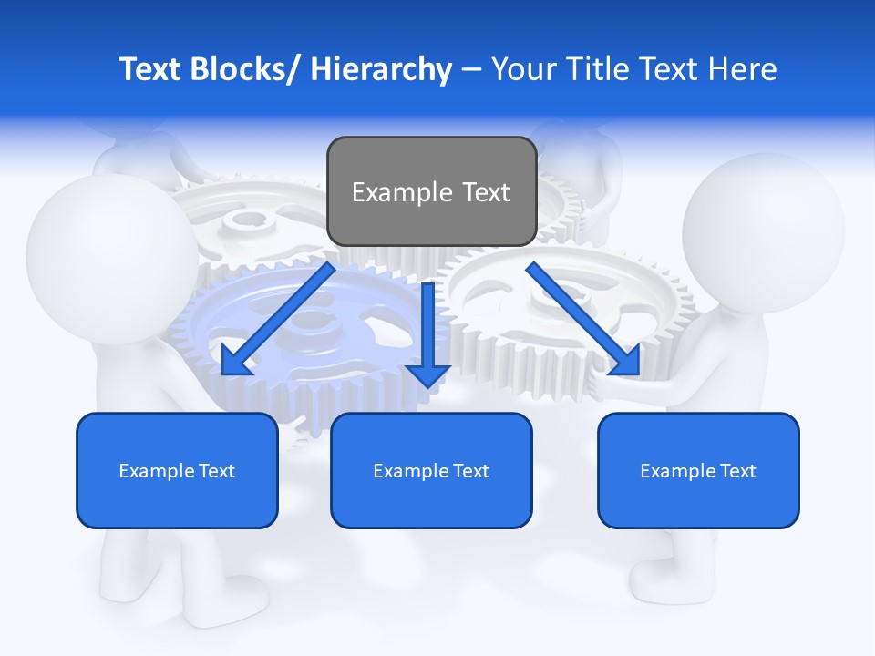 Cogwheel Unity Connection PowerPoint Template