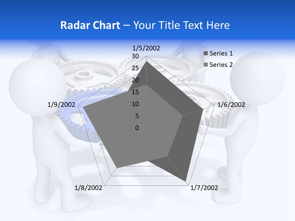Cogwheel Unity Connection PowerPoint Template