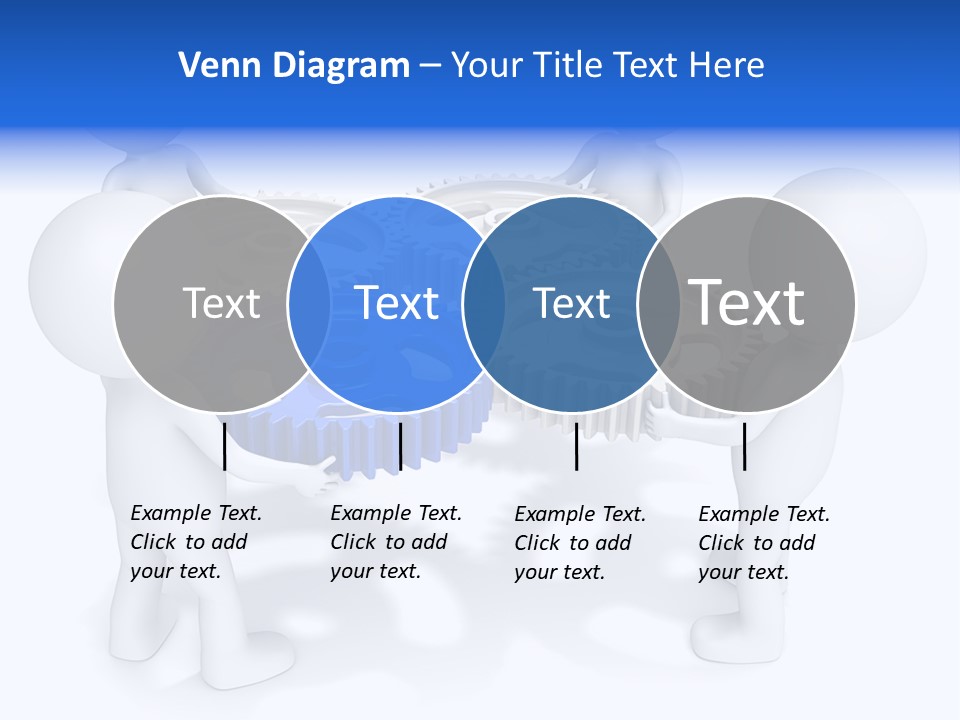 Cogwheel Unity Connection PowerPoint Template