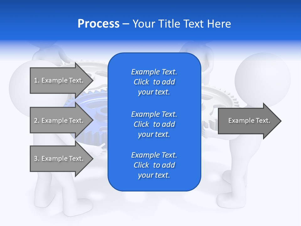 Cogwheel Unity Connection PowerPoint Template