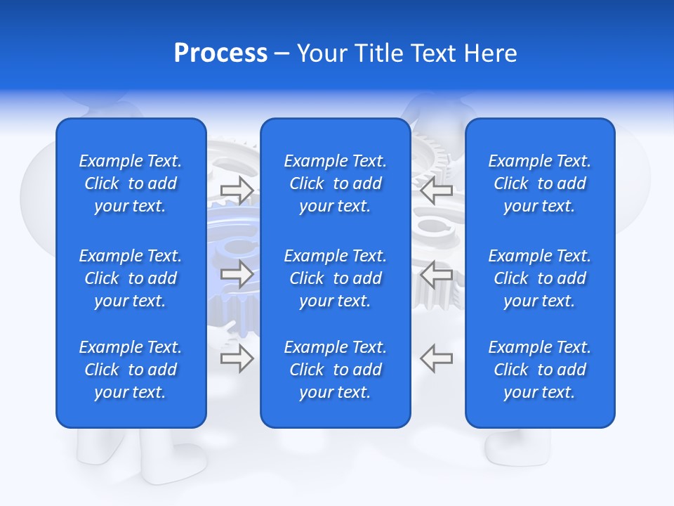 Cogwheel Unity Connection PowerPoint Template