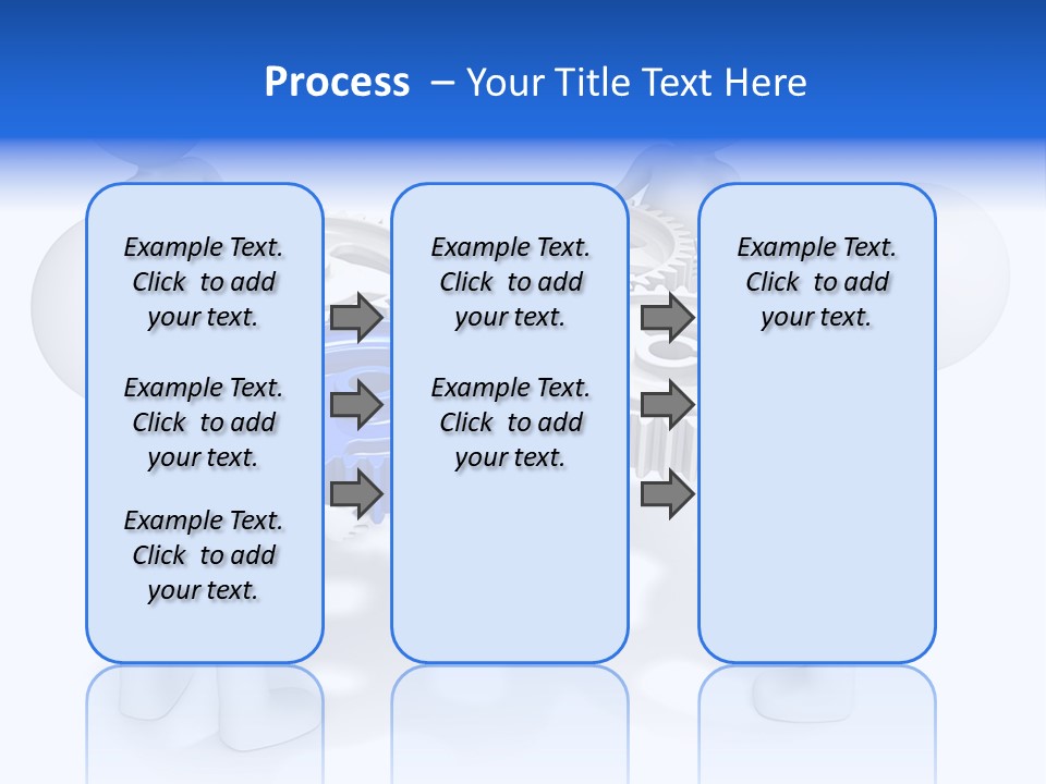 Cogwheel Unity Connection PowerPoint Template