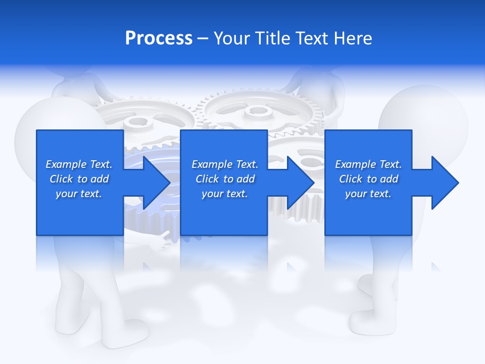 Cogwheel Unity Connection PowerPoint Template