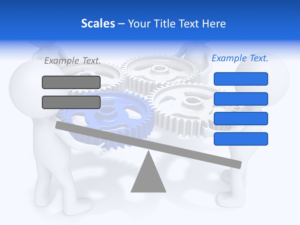 Cogwheel Unity Connection PowerPoint Template