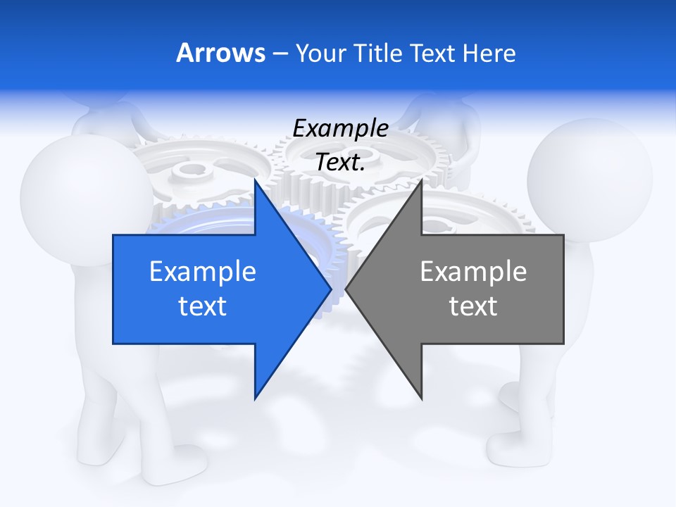 Cogwheel Unity Connection PowerPoint Template