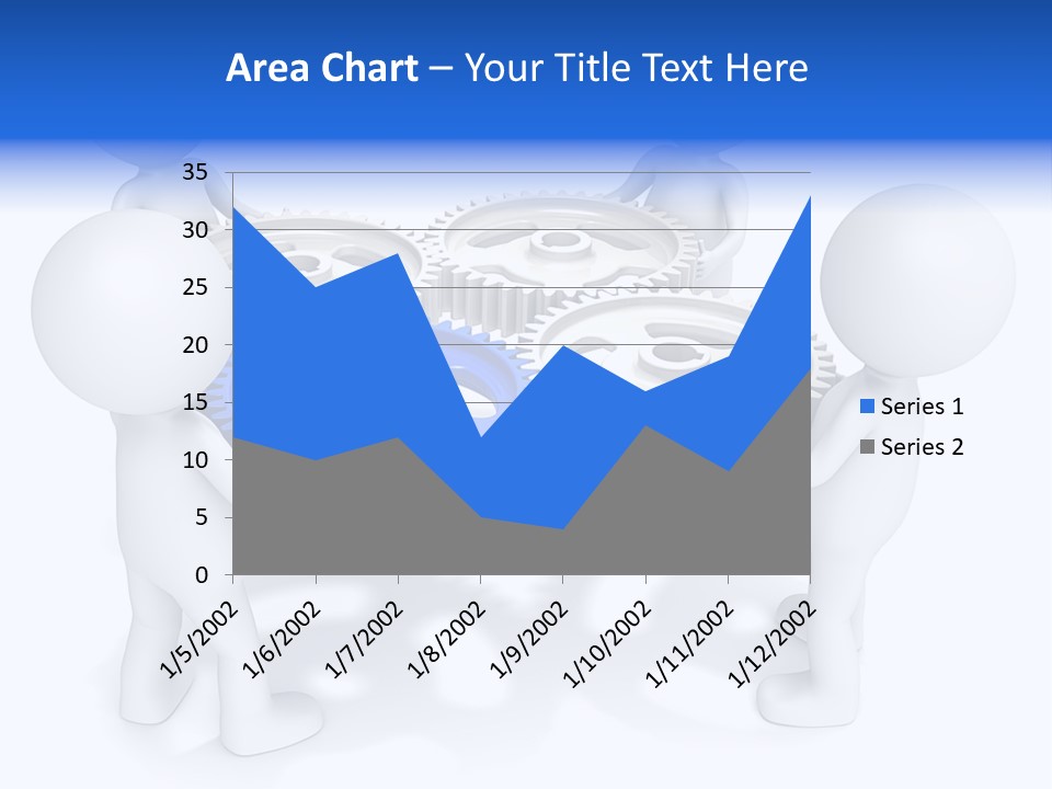 Cogwheel Unity Connection PowerPoint Template