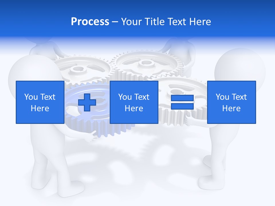 Cogwheel Unity Connection PowerPoint Template