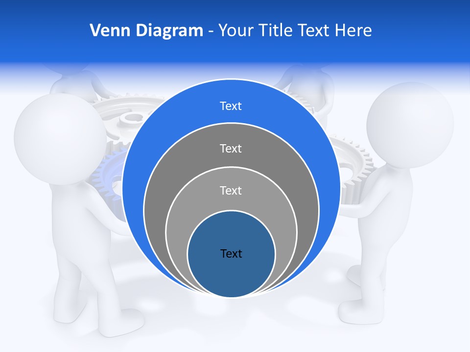 Cogwheel Unity Connection PowerPoint Template