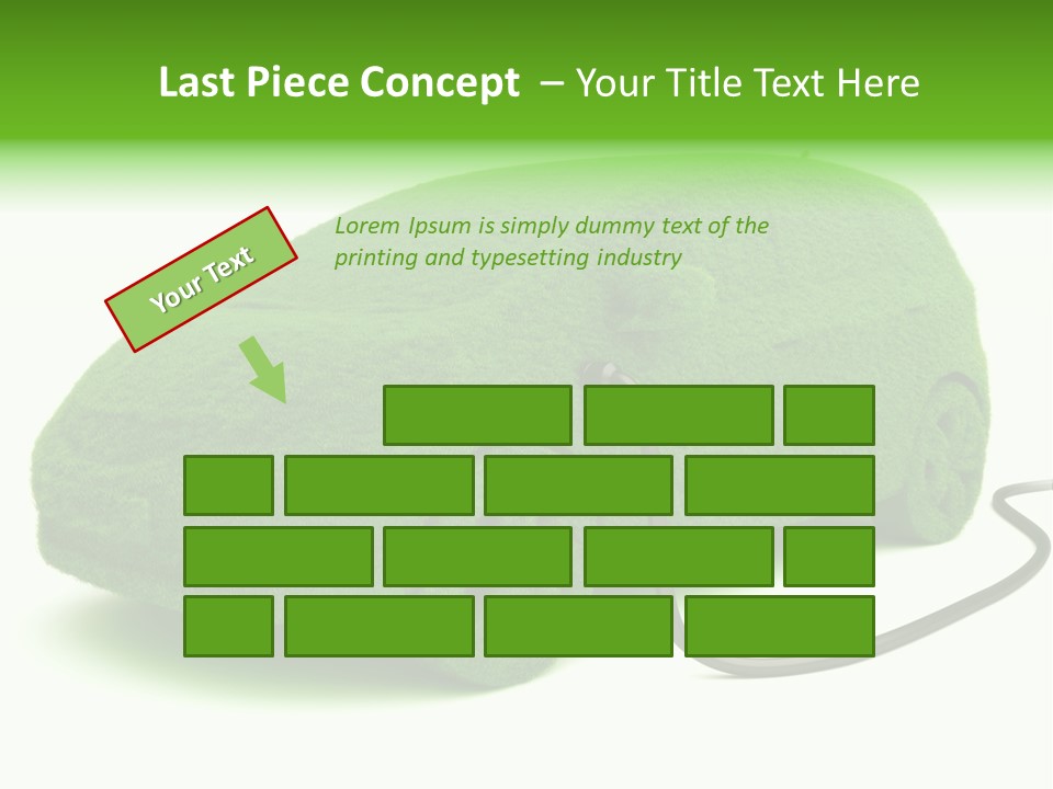 Gas Symbol Transportation PowerPoint Template
