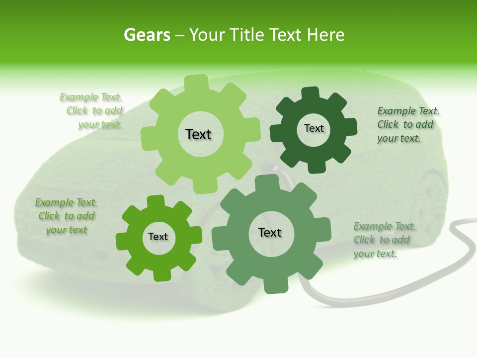 Gas Symbol Transportation PowerPoint Template