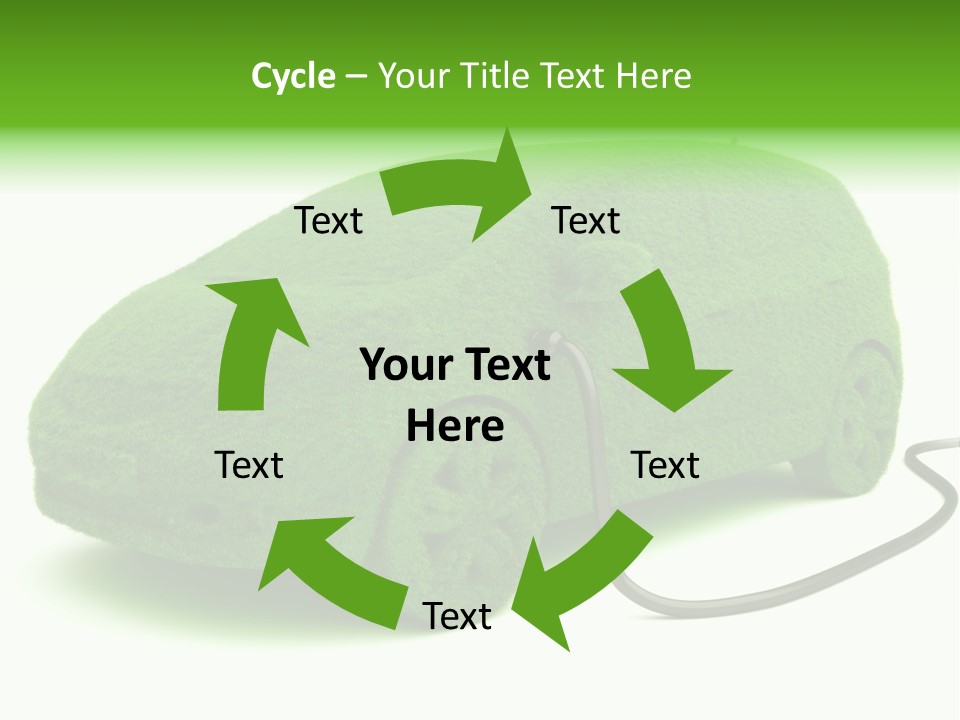 Gas Symbol Transportation PowerPoint Template