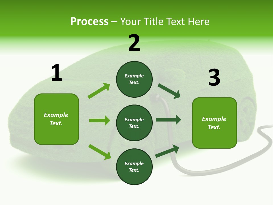 Gas Symbol Transportation PowerPoint Template