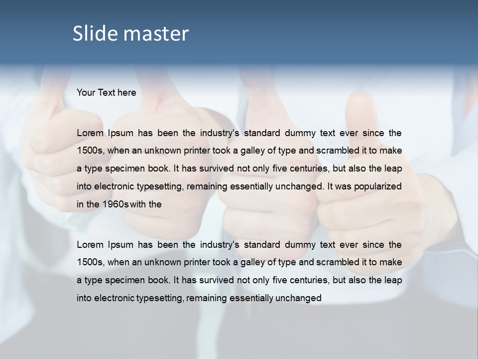 People Professional Success PowerPoint Template