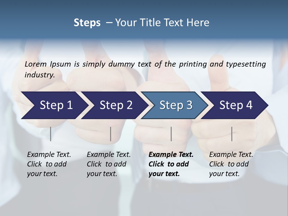 People Professional Success PowerPoint Template