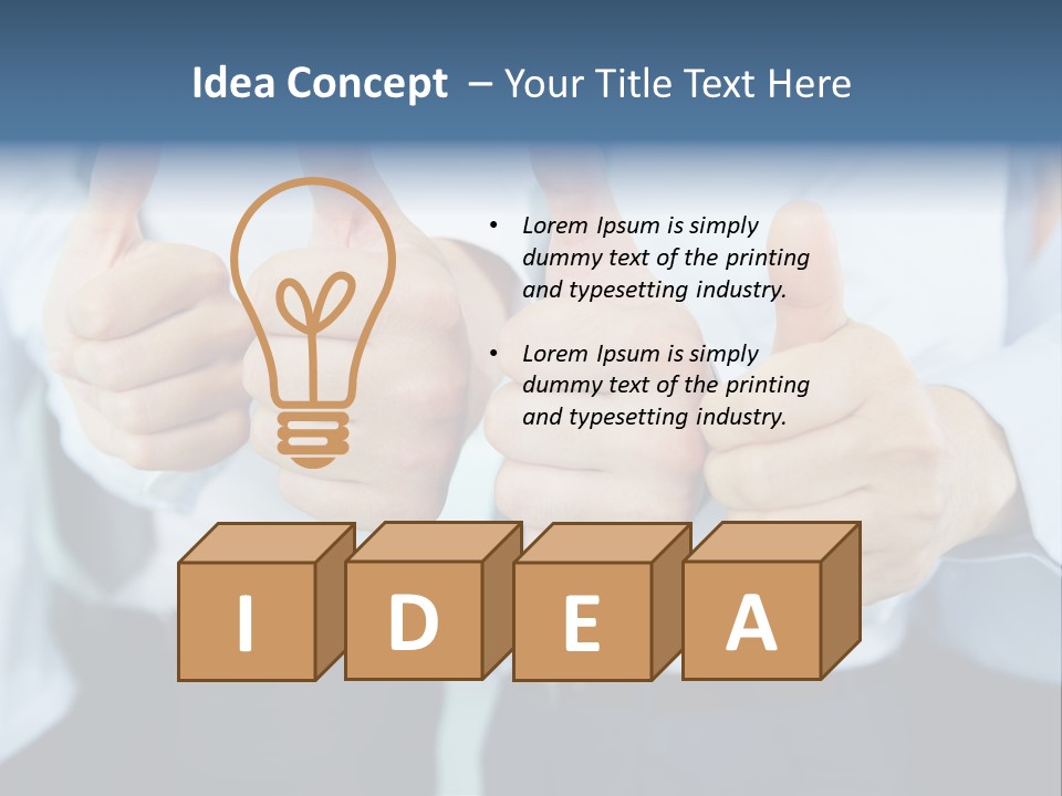 People Professional Success PowerPoint Template