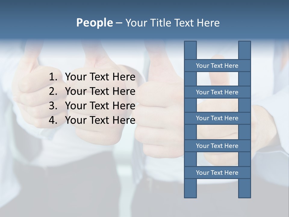 People Professional Success PowerPoint Template