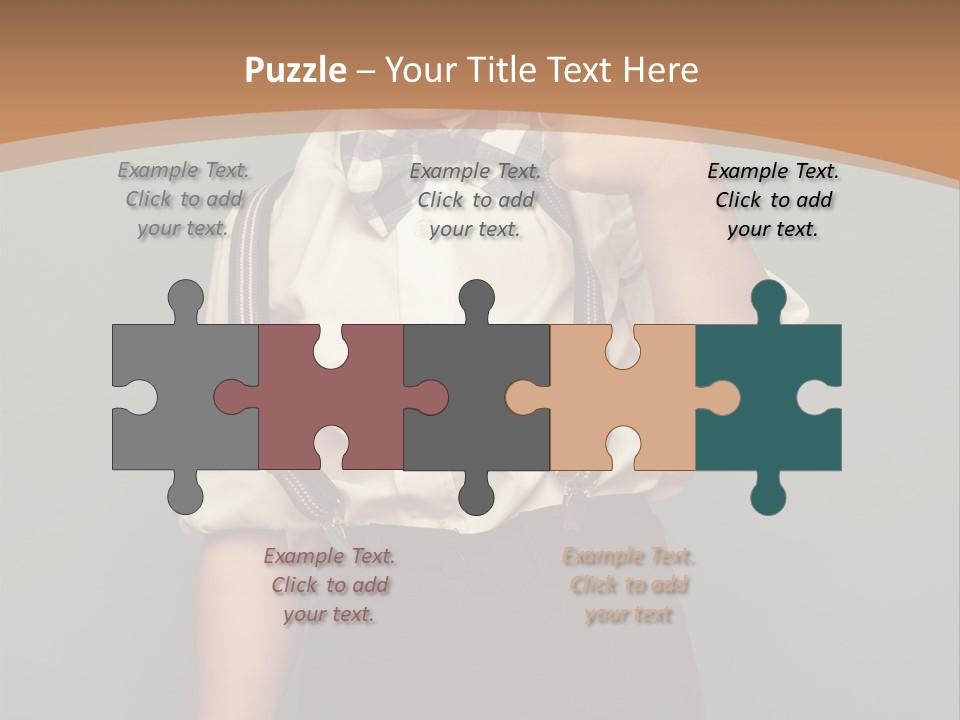 Color Image Childhood Kid PowerPoint Template