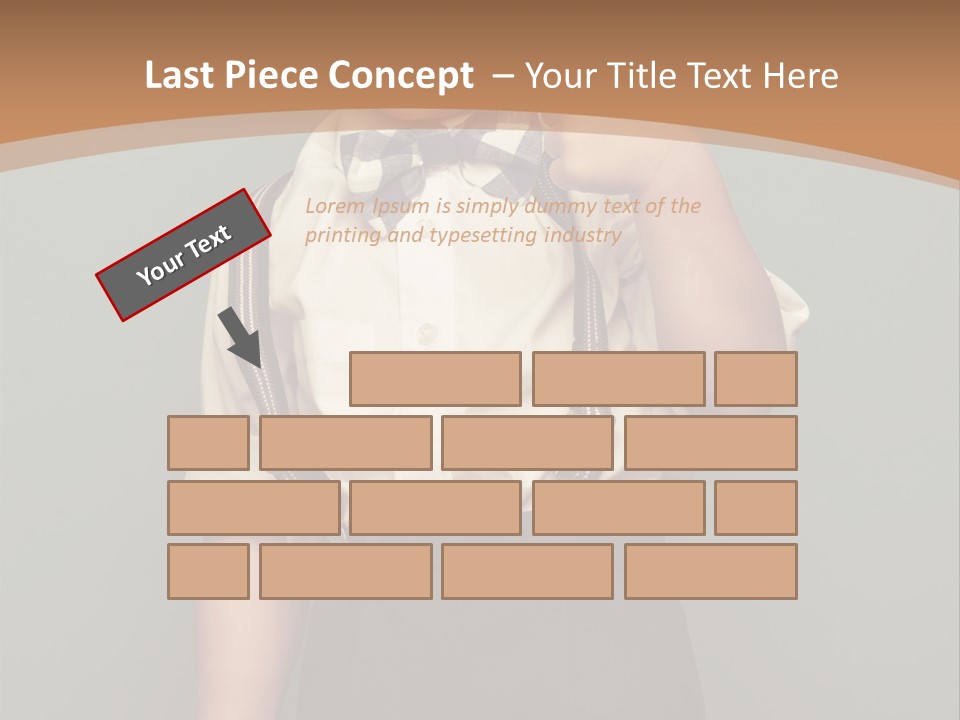 Color Image Childhood Kid PowerPoint Template