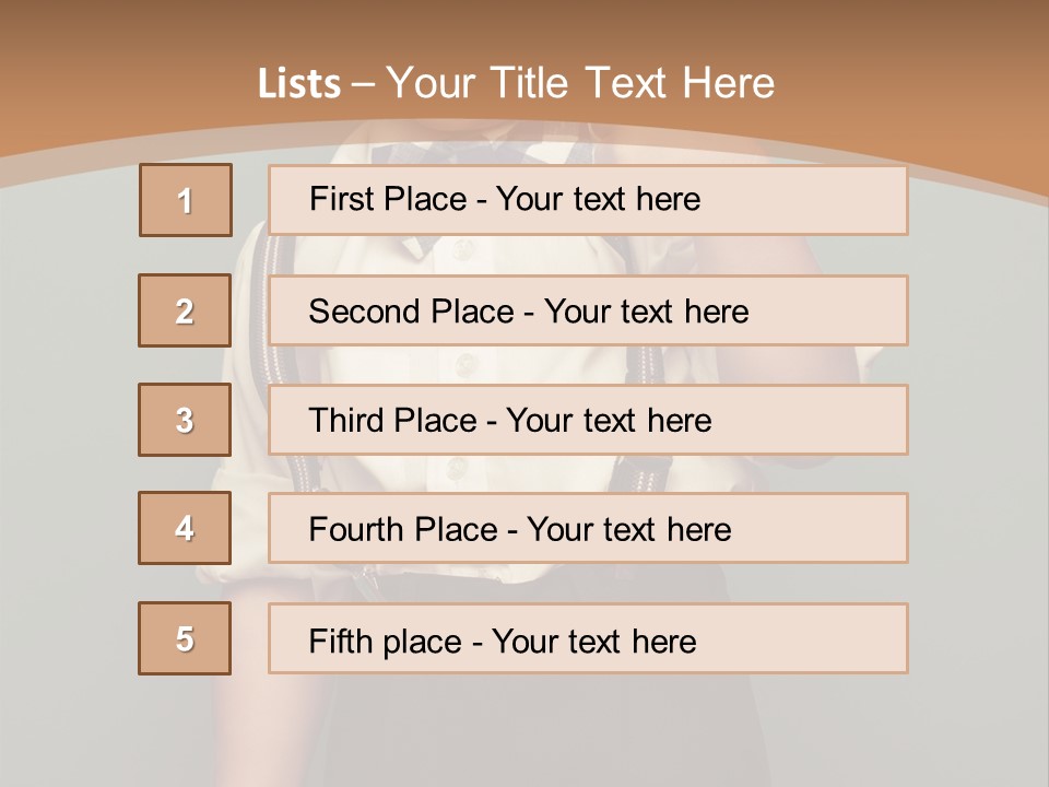 Color Image Childhood Kid PowerPoint Template