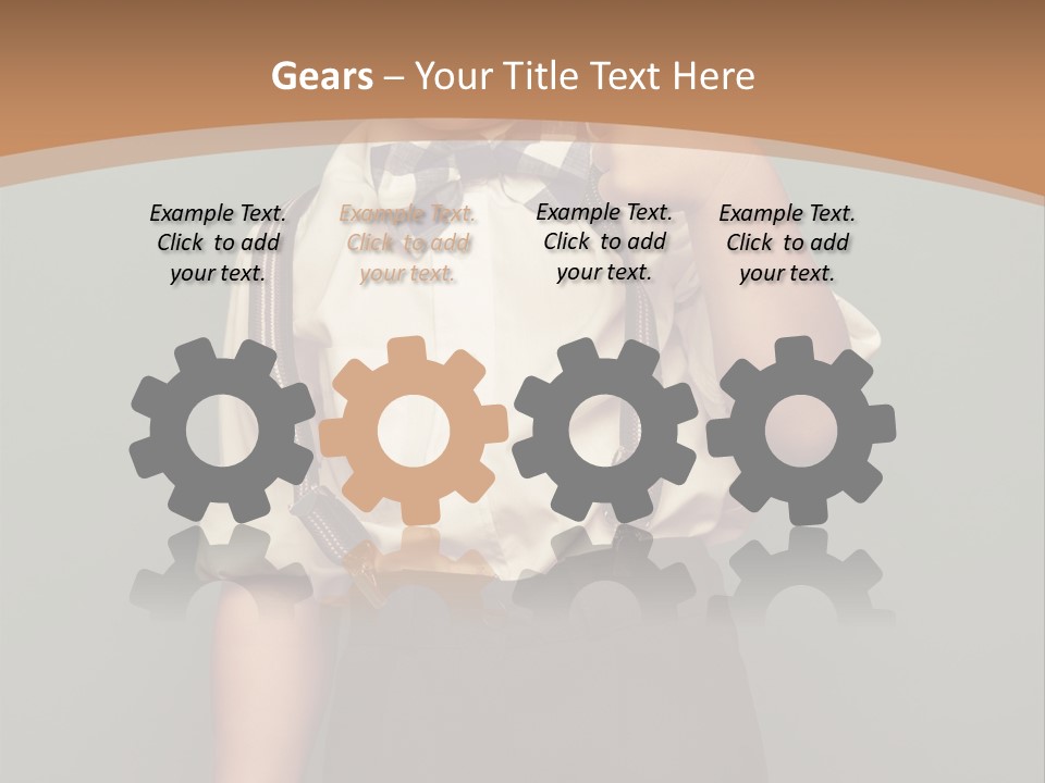 Color Image Childhood Kid PowerPoint Template