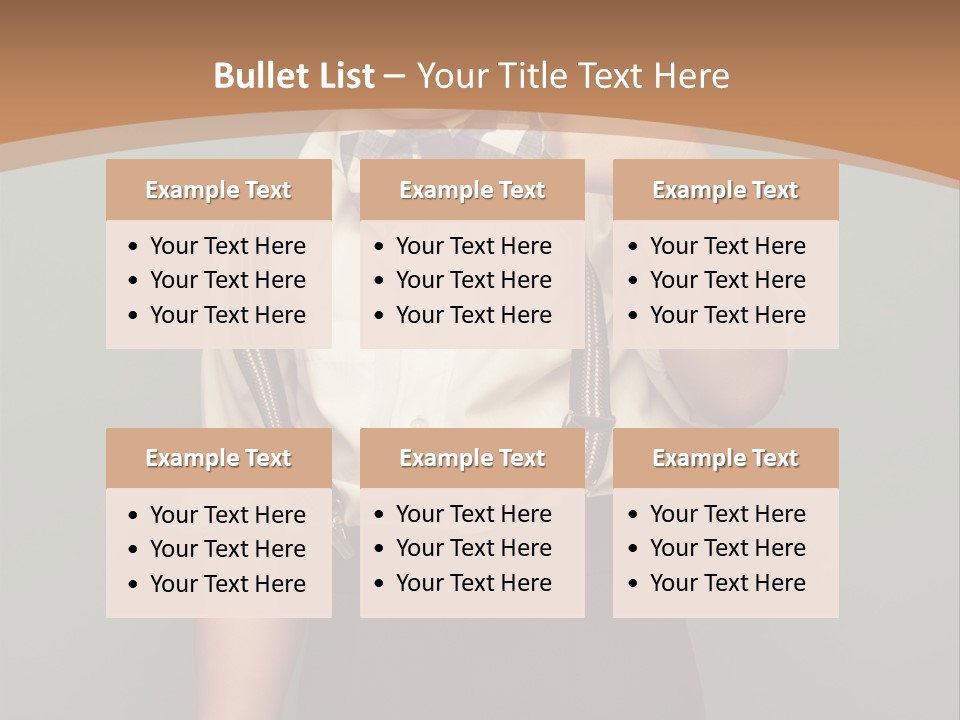 Color Image Childhood Kid PowerPoint Template