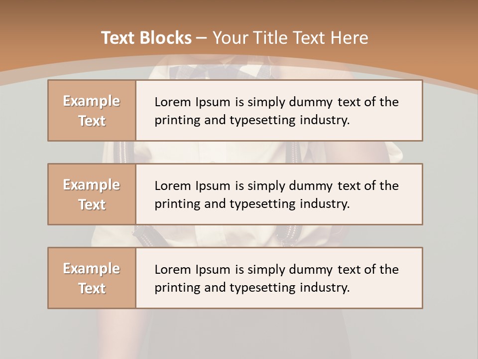 Color Image Childhood Kid PowerPoint Template