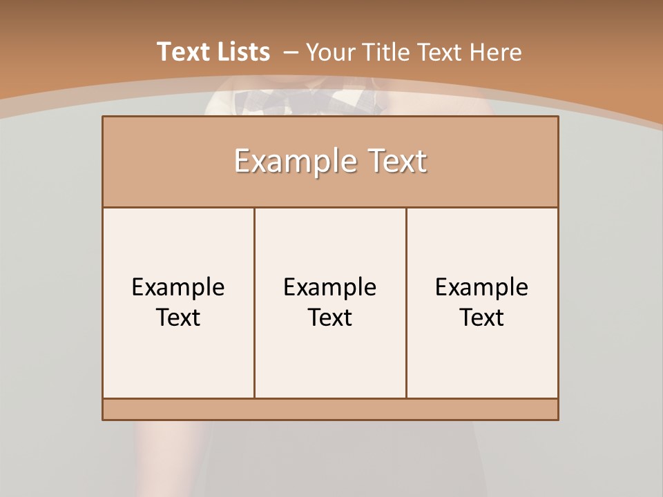 Color Image Childhood Kid PowerPoint Template