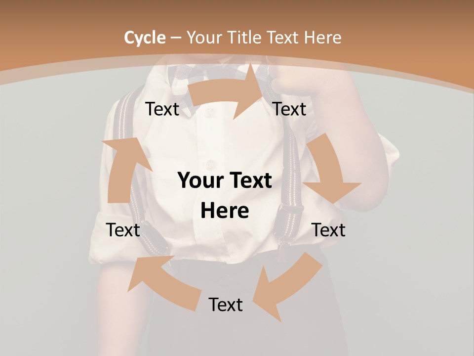 Color Image Childhood Kid PowerPoint Template