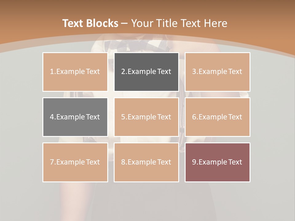 Color Image Childhood Kid PowerPoint Template