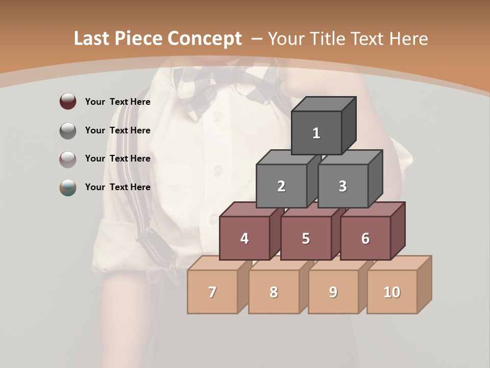 Color Image Childhood Kid PowerPoint Template