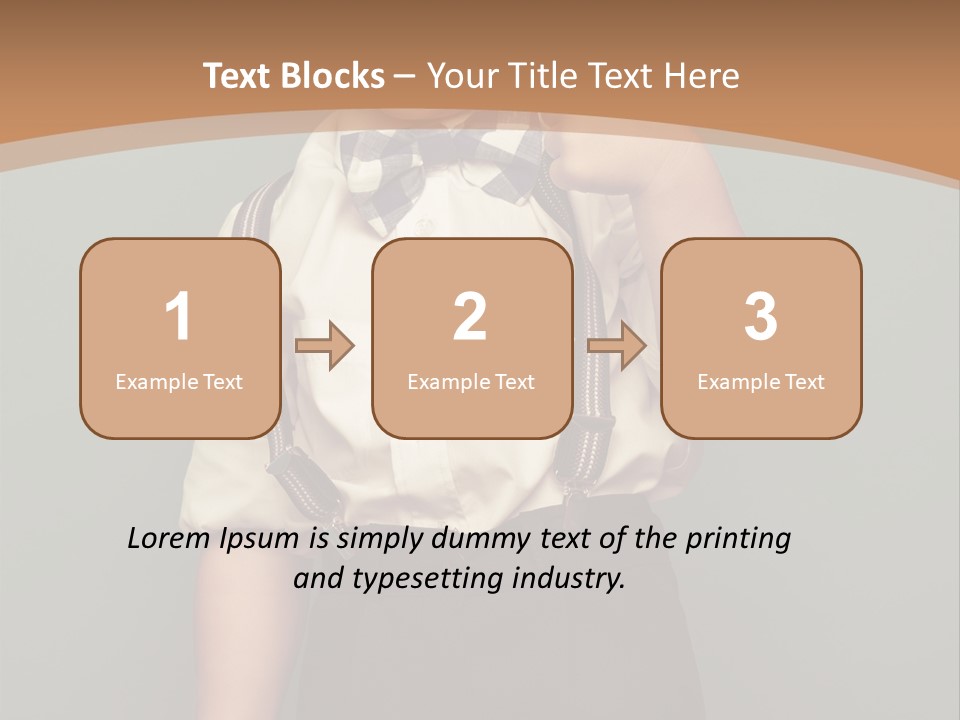 Color Image Childhood Kid PowerPoint Template