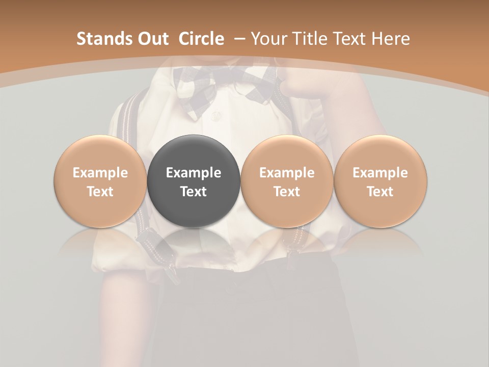 Color Image Childhood Kid PowerPoint Template