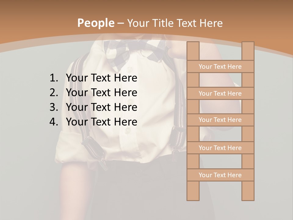 Color Image Childhood Kid PowerPoint Template