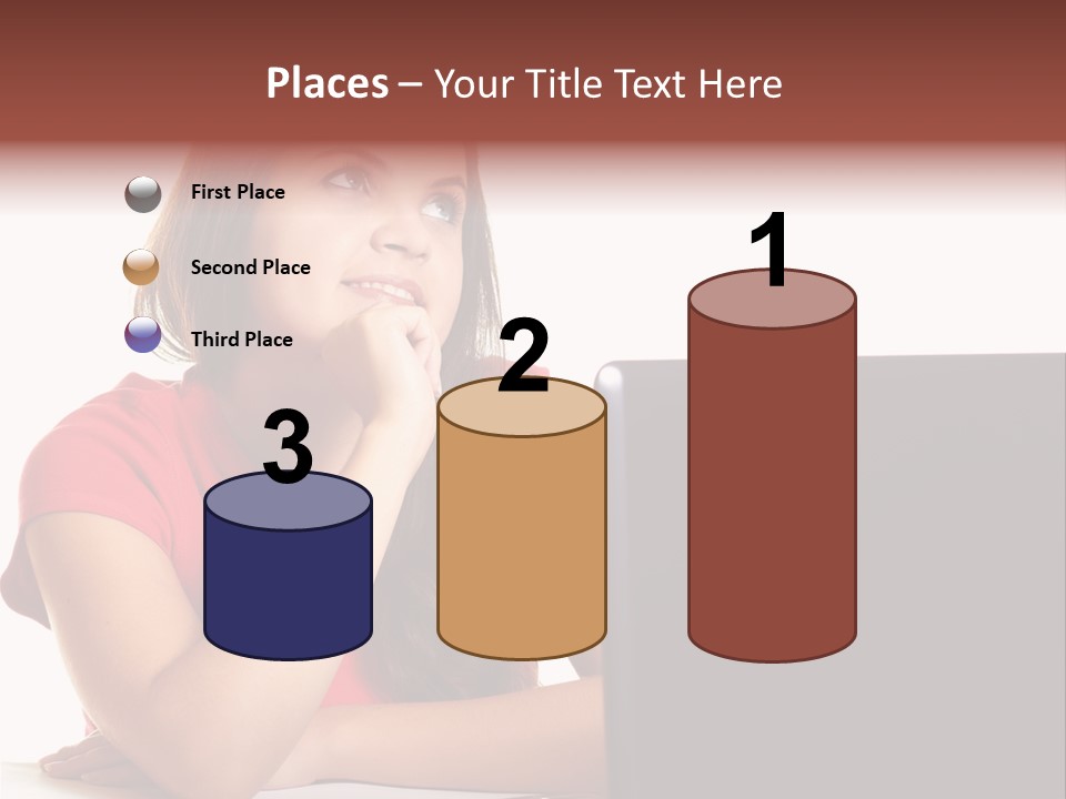 Red Beautiful Isolated PowerPoint Template