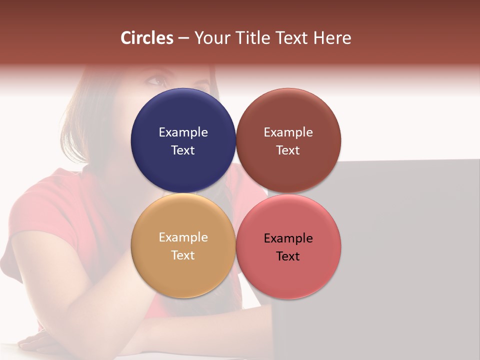 Red Beautiful Isolated PowerPoint Template