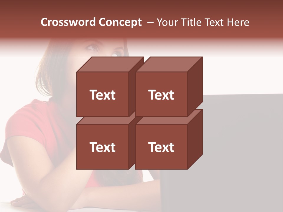 Red Beautiful Isolated PowerPoint Template
