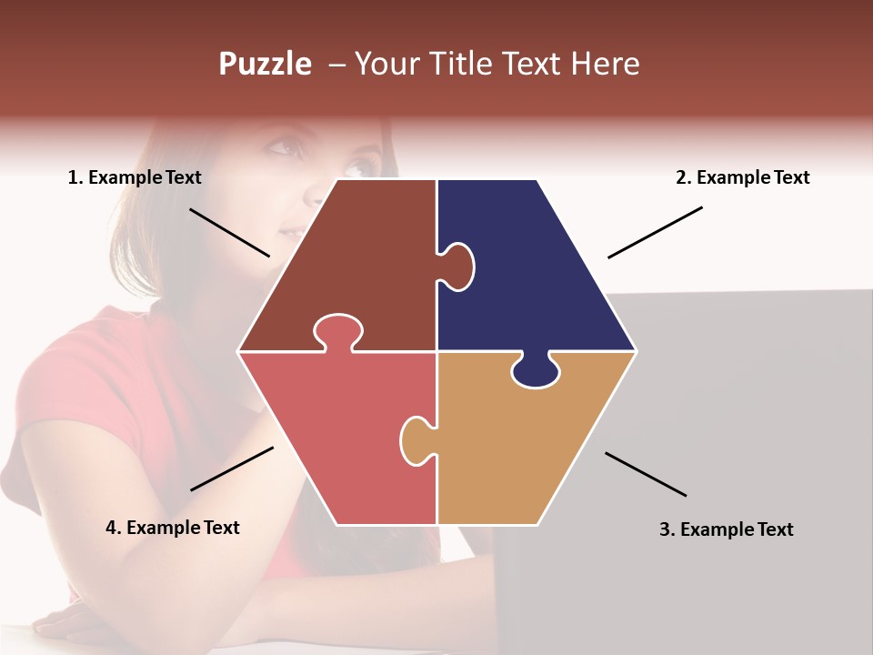 Red Beautiful Isolated PowerPoint Template