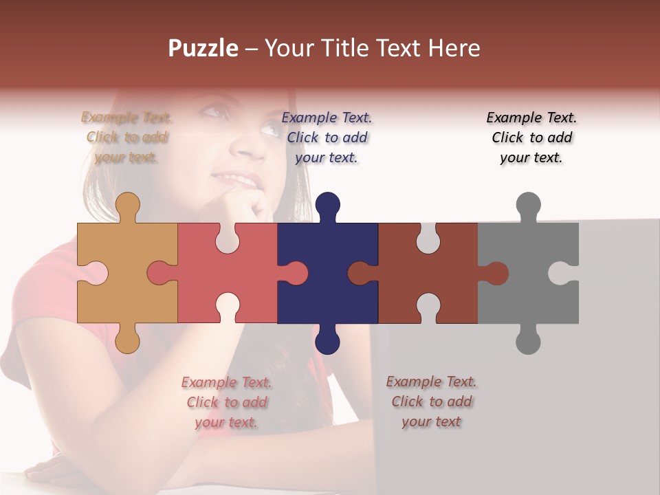 Red Beautiful Isolated PowerPoint Template