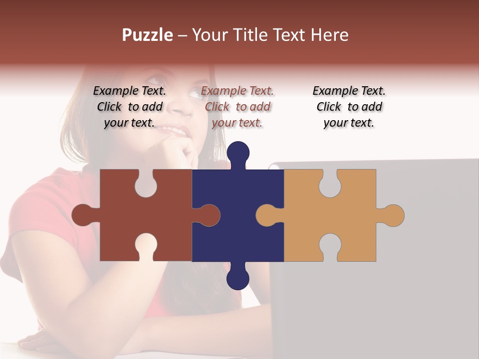 Red Beautiful Isolated PowerPoint Template