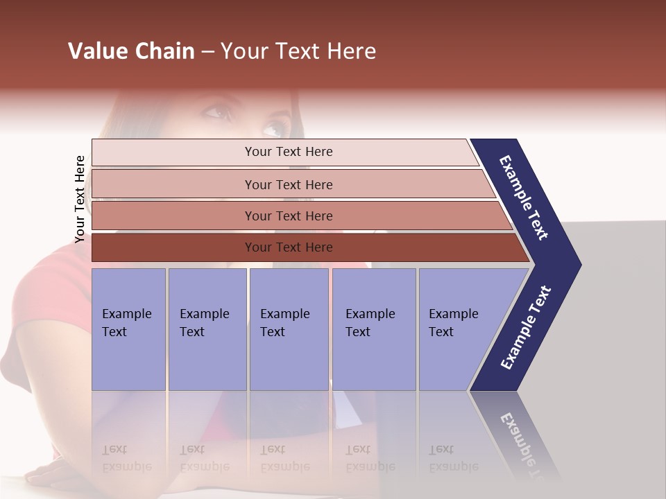 Red Beautiful Isolated PowerPoint Template