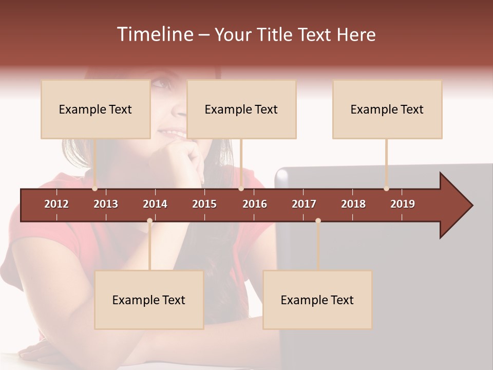 Red Beautiful Isolated PowerPoint Template